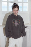 Hello Flower Pigment Hoodie