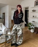 Moments Lettering Semi Crop Hood Zip-Up