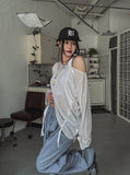 Cori Pintuck Wide Cotton Pants