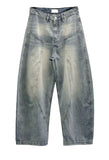 Nant Curved Cut Washed Denim