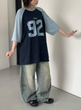 [unisex] Zenly Curve Denim Balloon Pants