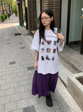 Titchill Cat Over Fit Short Sleeve Tee