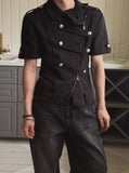 [PLAN MADE] Blake Cutoff Napoleon Jacket