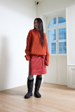 padded fur long boots