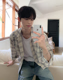 Monet Summer Check Shirt