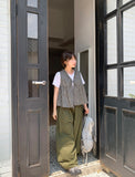 Kalgo Pintuck Banding Balloon Wide Pants