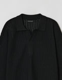 SAINT BLACK KNIT SHIRTS