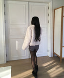 Loewe Collar Fur Short Jacket