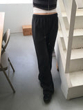 [Mink Lining] Fine Line Bootcut Training Pants