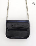 Twoyu Mini Square Leather Chain Crossbody Bag