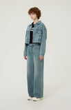Flower Denim Pants