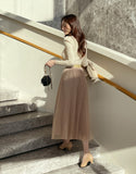 Willet Square Puff Knit