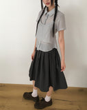 Willow see-through layered sleeveless shirt