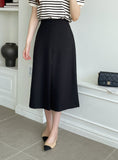 Jayer Slit Back Banding Skirt