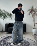 Kian Waffle Crop Long Sleeve T-Shirt