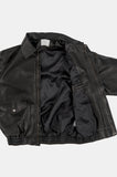 Clair vegan leather over jumper