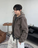 Pedo Dyeing Crop Hood Jacket