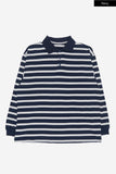 Shade collared stripe long sleeve