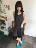 Liline Ribbon Shirring Capri Leggings Pants