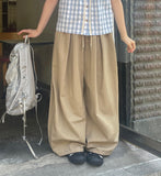 Tilpeter Pintuck Banding Balloon Wide Pants