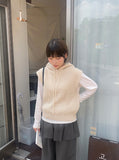 Haribu Knit Hood Vest