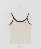 Nick Fue Lettering Color Matching Layered Sleeveless
