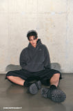 (MADE) CROP INCISION HOODIE