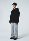 HEM BUTTON UTILITY CARGO SWEATPANTS