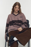 Cable Waffen V-Neck Knit