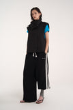 trench high neck vest