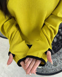 Ness Fingerhole Waffle Long Sleeve