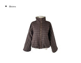 Quad Check High-Neck Avant-Fit Wool Jumper