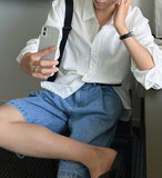 Natural linen shirt