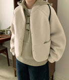 Beltio button fleece jumper