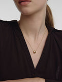 Triple Silver Cutout Necklace S