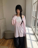 Humma Deep V-Neck Long Sleeve T-Shirt