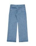 Dunce Wide Slit Denim Pants