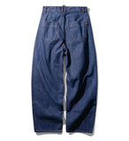Twin Pintuck Wide Denim Pants