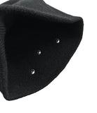 Triple cross rivet beanie