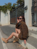 Pud Cotton Cropped Blouson