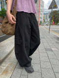 Kain Balloon Wide Cotton Cargo Banding Pants