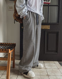 Wearing Stripe Banding Pants