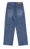 Part Washing Wide Denim Pants