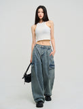 [U-BASIC] Winnie Halter Ribbed Sleeveless