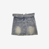 [NONCODE] Garmin strap denim skirt