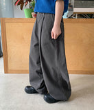 [unisex] Terisi Stitch Pintuck Wide Cotton Pants