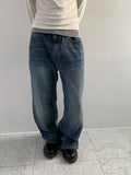 Soyan denim wide pants
