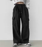 Corduroy Balloon Fit Wide Banding Training Pants