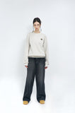 Brush Wide Denim Pants