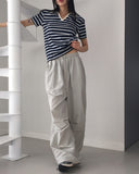 Citone Nylon Parachute Wide Two-Way Pants
